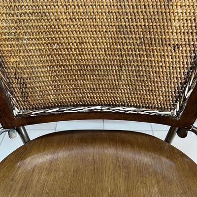 Three Swivel Barstools in Wood and Metal (K-BC)