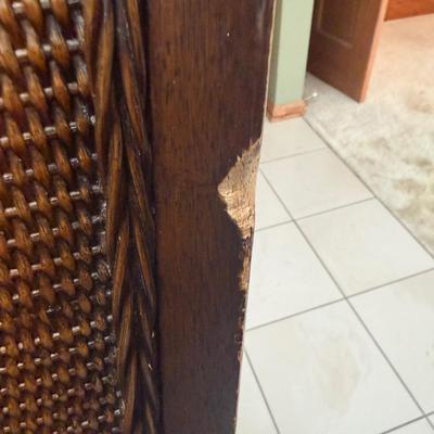 Three Wood & Metal Swivel Barstools (K-BC)