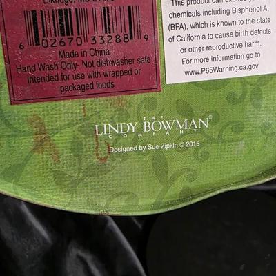 Lindy Bowman Snowman Christmas Tin Canister - 2015 Holiday Cookie Storage Jar