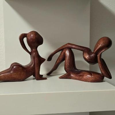 Lot 47: Wooden Decorative Figurines