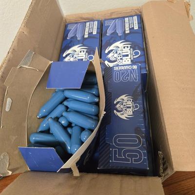 Lot 51: Lot of Nitrous Cartridges - More than 6 Boxes