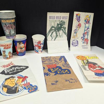 Vintage Fast Food Cups & Bags