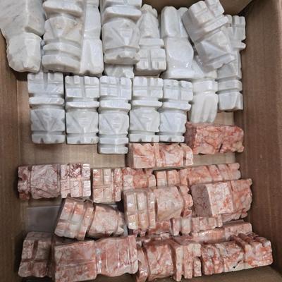 Lot 61: Marble Chess Set