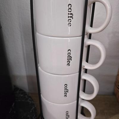 Lot 67: Mr. Coffee Maker & Coffee Cups