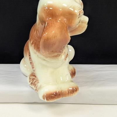 Vintage Cocker Spaniel Ceramic Coin Bank Made in Taiwan