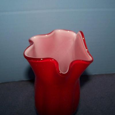 LOT 97 LOVELY VINTAGE MCM ART GLASS