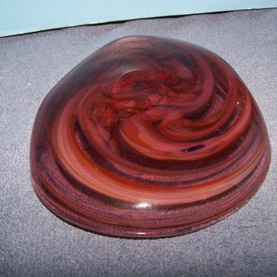 LOT 97 LOVELY VINTAGE MCM ART GLASS