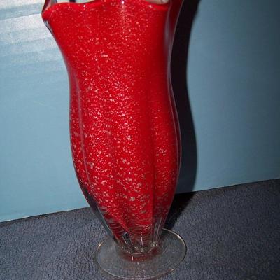 LOT 97 LOVELY VINTAGE MCM ART GLASS