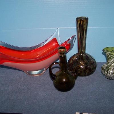 LOT 100 MORE GREAT MCM VINTAGE ART GLASS