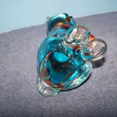 LOT 101 GREAT COLLECTABLE ART GLASS CATS & GOOSE