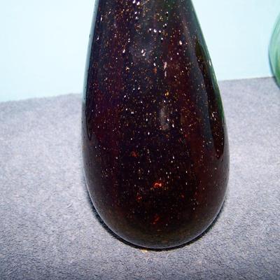 LOT 102 BEAUTIFUL VINTAGE MCM ART GLASS + 2 TULIP VASES