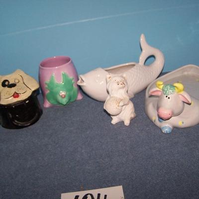 LOT 104 GREAT COLLECTABLE CRITTERS FITZ & FLOYD