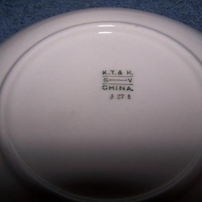 LOT 109 LOVELY VINTAGE NORITAKE plus--CREAM SOUP BOWLS/PLATES
