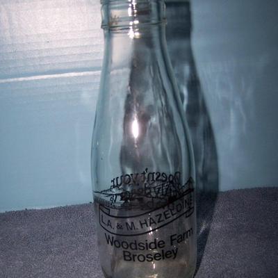 LOT 110 GREAT COLLECTABLE MILK/DAIRY BOTTLES ENGLISH-568ML