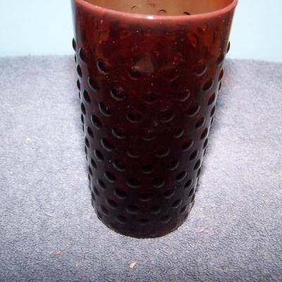 LOT 111 WONDERFUL VINTAGE COLORFUL GLASSWARE--CARNIVAL/RUBY plus