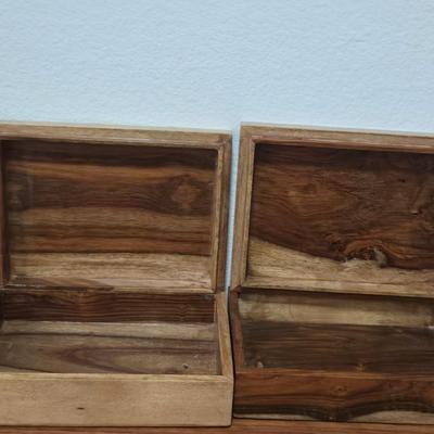 Lot 73: Wood Keepsake Storage Boxes