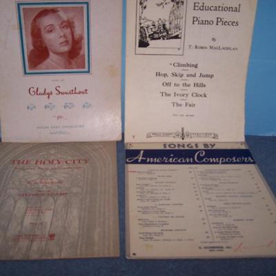 LOT 114 WONDERFUL OLD SHEET MUSIC
