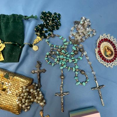 Sale Photo Thumbnail #26: Some old, some newer.  Some hand made!  Mesh bag has damage.