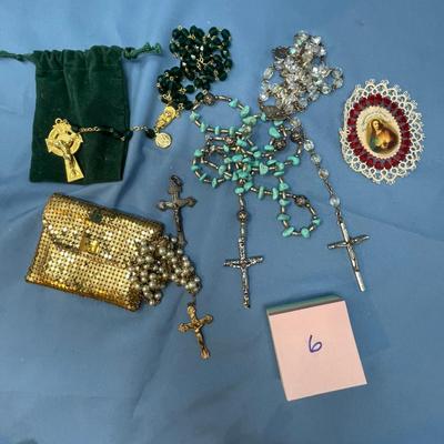 Sale Photo Thumbnail #24: Some old, some newer.  Some hand made!  Mesh bag has damage.