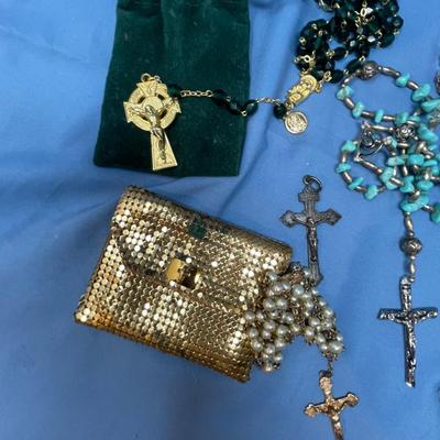 Sale Photo Thumbnail #25: Some old, some newer.  Some hand made!  Mesh bag has damage.