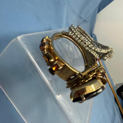 Sale Photo Thumbnail #48: Display well.  The Amber one has a stone missing.