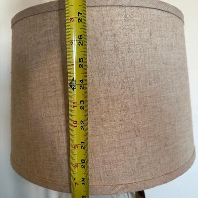 Etched Frosted Glass Globe Table Lamp