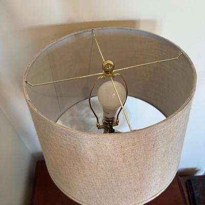Etched Frosted Glass Globe Table Lamp