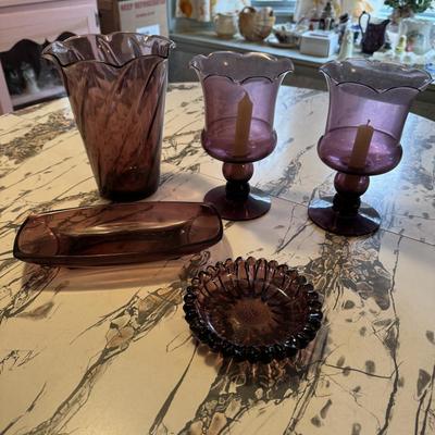 MCM Purple Glass Set