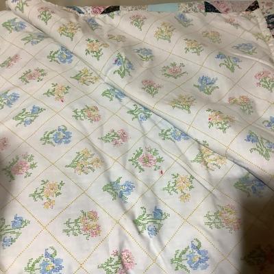 Sale Photo Thumbnail #34: You get 56 x 56 blue and white, and 38 x 50 blue star.