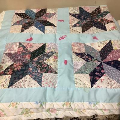 Sale Photo Thumbnail #33: You get 56 x 56 blue and white, and 38 x 50 blue star.