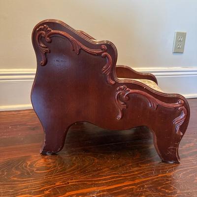 Pulaski Upholstered Wooden Step Stool / Bed Steps