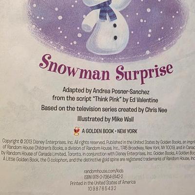 Little Golden Book Doc McStuffins Snowman Surprise - Disney Junior Christmas Story