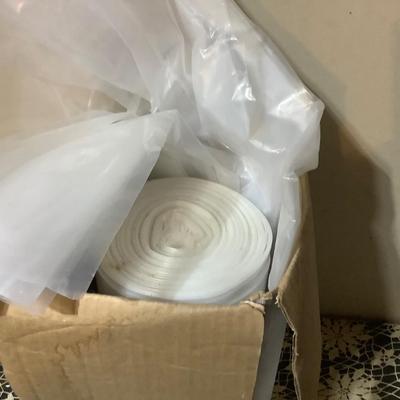 Sale Photo Thumbnail #460: This is a great all purpose plastic sheeting looks to be mostly there but is used.