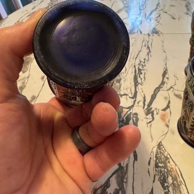 Carnival Glass Juice Set of 6