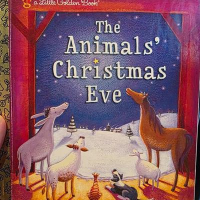 Little Golden Book The Animals' Christmas Eve - 1977 Edition Classic Holiday Story