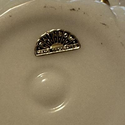 Rainbow Glass Covered Jar