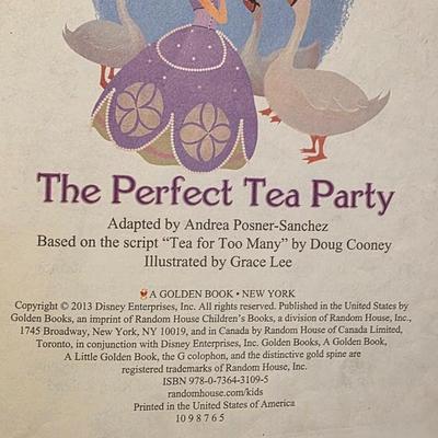 Little Golden Book Sofia the First The Perfect Tea Party - Disney Junior Princess Story