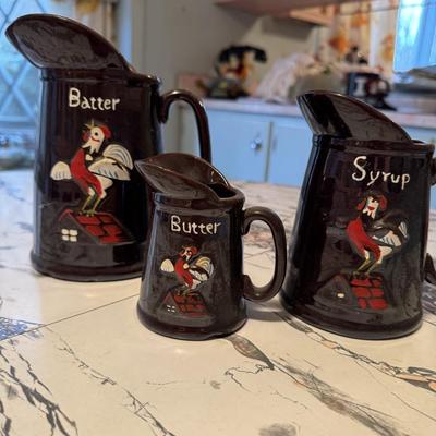 Vintage Kitchen Pitcher Set