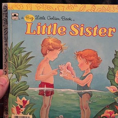 1986 A Big Little Golden Book — “Little Sister” Vintage Children’s Classic