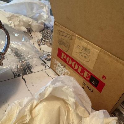 Poole Tea Set with Tray New in Box