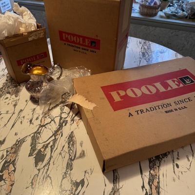 Poole Tea Set with Tray New in Box