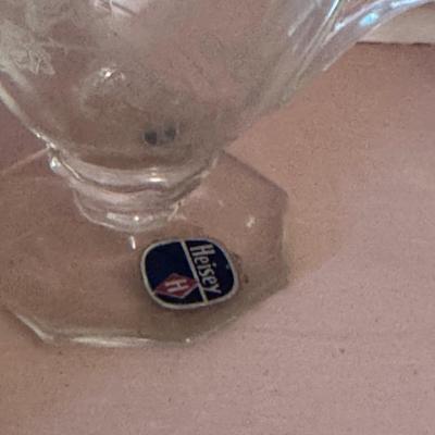 Heisey Glass Etched Rose Large Set