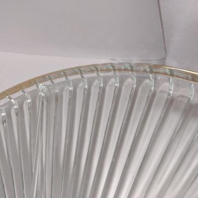 Glass Serve Ware- Platters and Cake Pedestal