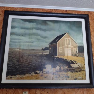 Framed Painting- Signed by Artist- Approx 43 3/8" x 51 3/4"