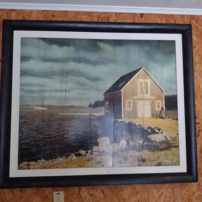 Framed Painting- Signed by Artist- Approx 43 3/8" x 51 3/4"