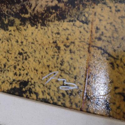 Framed Painting- Signed by Artist- Approx 43 3/8" x 51 3/4"