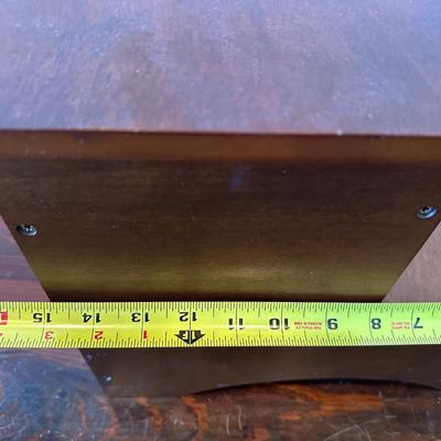 Wooden Two-Step Stool with Lift-Top Storage