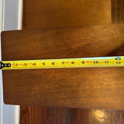 Wooden Two-Step Stool with Lift-Top Storage