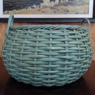 Large Woven Basket- Approx 12" x 21"