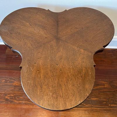 Thomasville Furniture Cloverleaf Top Cast Iron Table